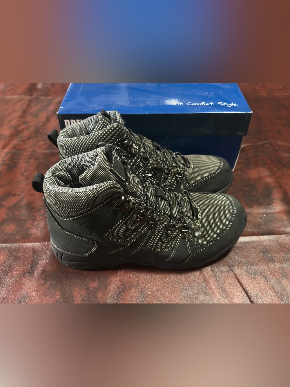 New Drew Trek - Mens Black Nubuck Size 10 M